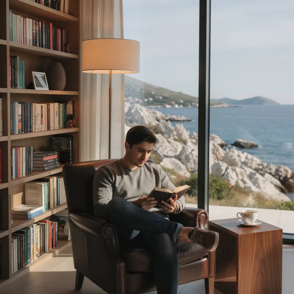 Svježe lišće ginkgo bilobe na drvenoj površini, naglašavajući prirodnu izvornost.