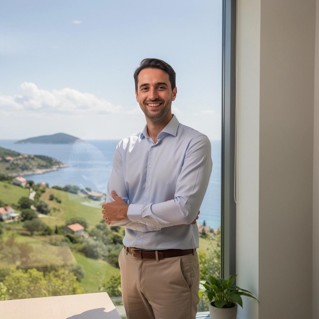 Muškarac koji uživa u čaju dok čita knjigu u udobnoj fotelji.